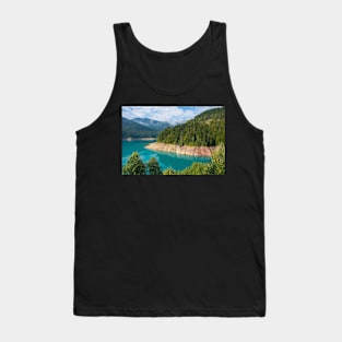 Low Water in Sauris Lake, North Italy Tank Top